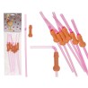 Straw with Penis Set of 6