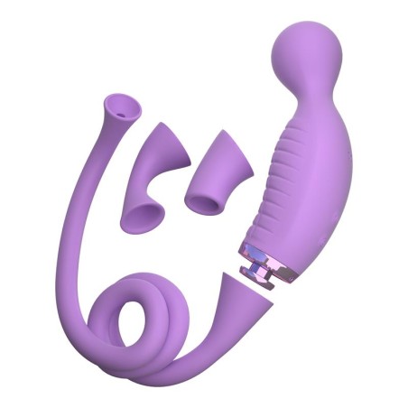 Vibe and Sucker Silicone USB Climax Her