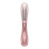 Hot Lover Heat Effect Vibrator with APP Duo Pink