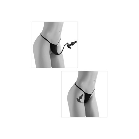 Panties Plug and Vibrating Bullet USB Remote Control One Size S L