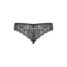 Contica Crotchless Panties Black