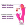 Dash 20 Softer Tip Vibrator Sucker with Stimulating Tongue and Heat Function Silicone USB