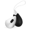 Vibrating Egg Remote Control USB Silicone Black