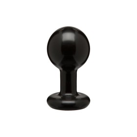 Round Butt Plug Medium Black