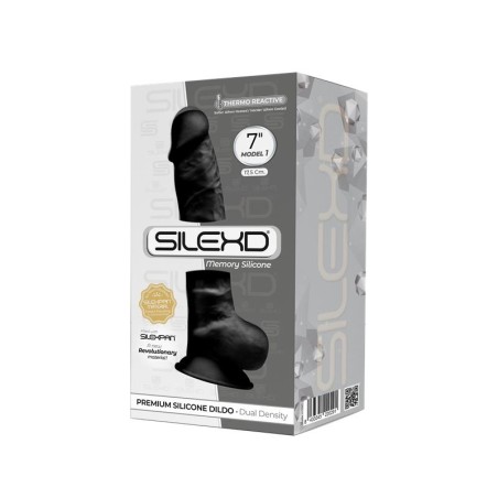 Dildo Dual Density Silicone Mod 1 7 Black