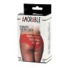 Wide Panties Corset Type Red One Size