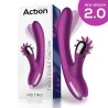 No Two Finger Vibrator with Rotating Wheel 20 Version