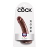 King Cock Dildo 6 Brown